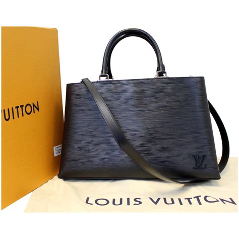 lv kleber pm|LOUIS VUITTON Epi Kleber PM Black 529033 .